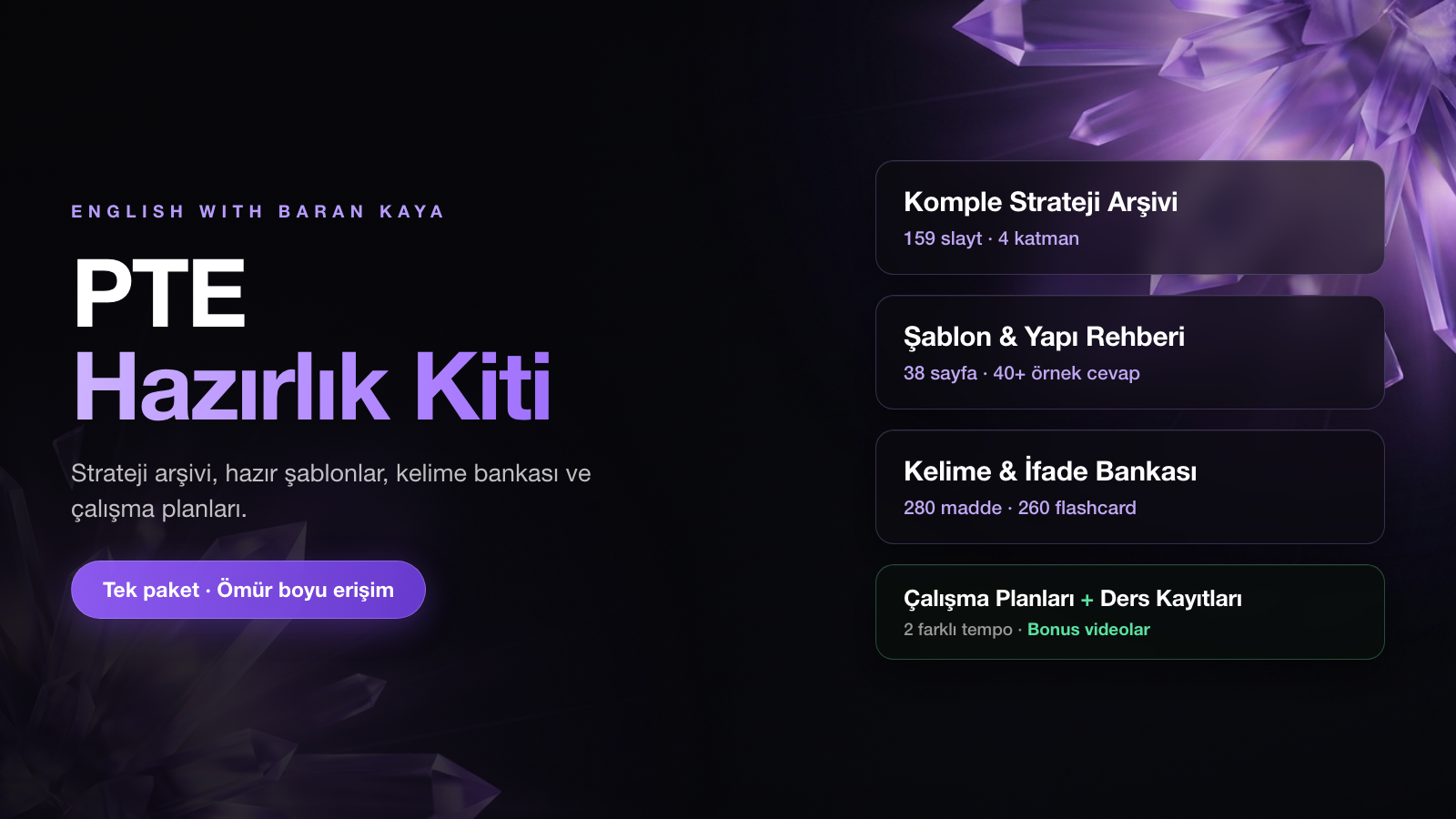 PTE Hazırlık Kiti
