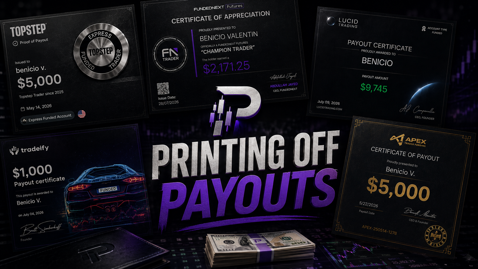 Printing Off Payouts