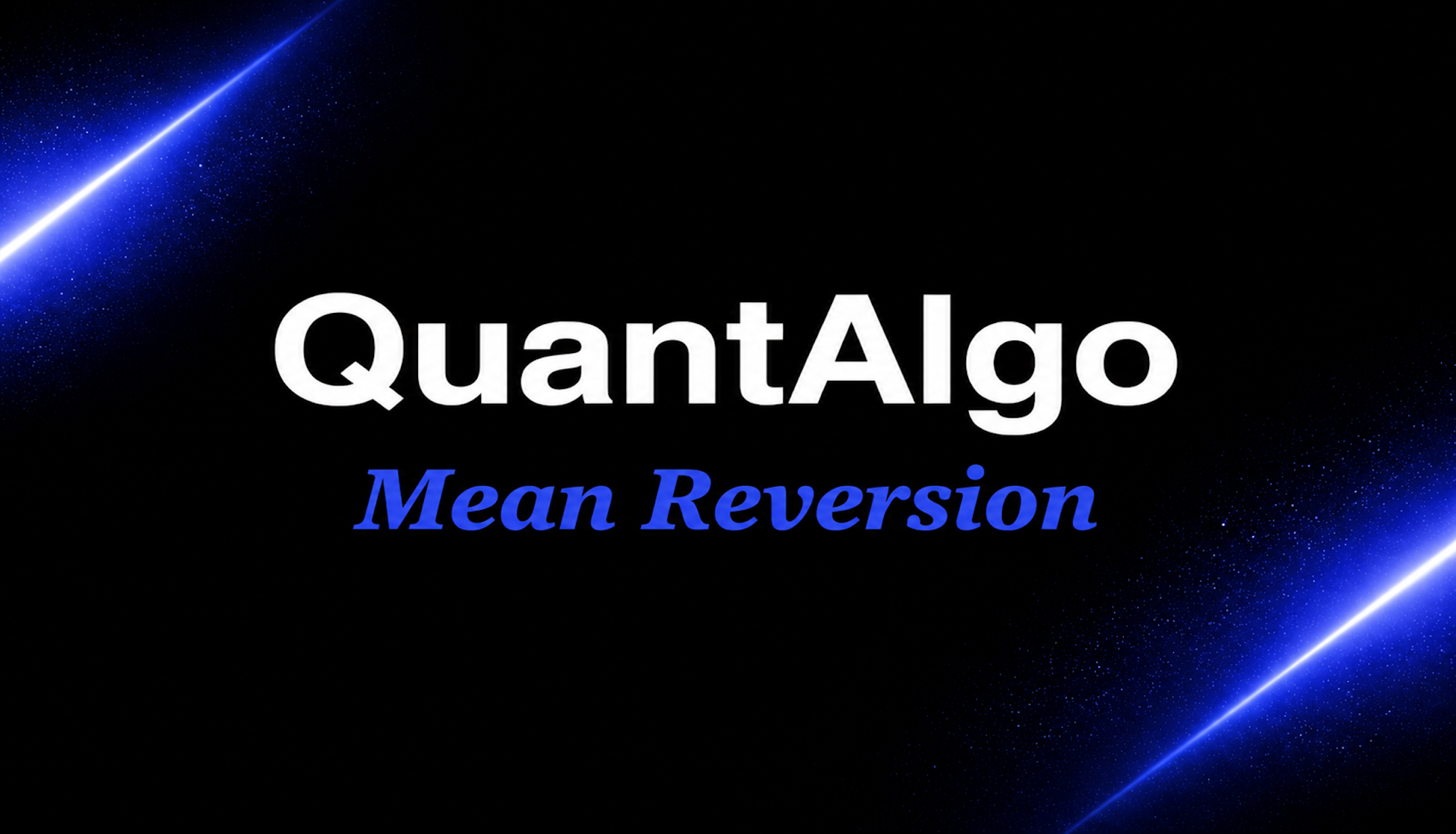 Mean Reversion Suite