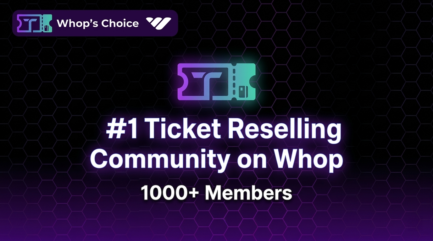 AI | Ticket Reselling - Premium 💎