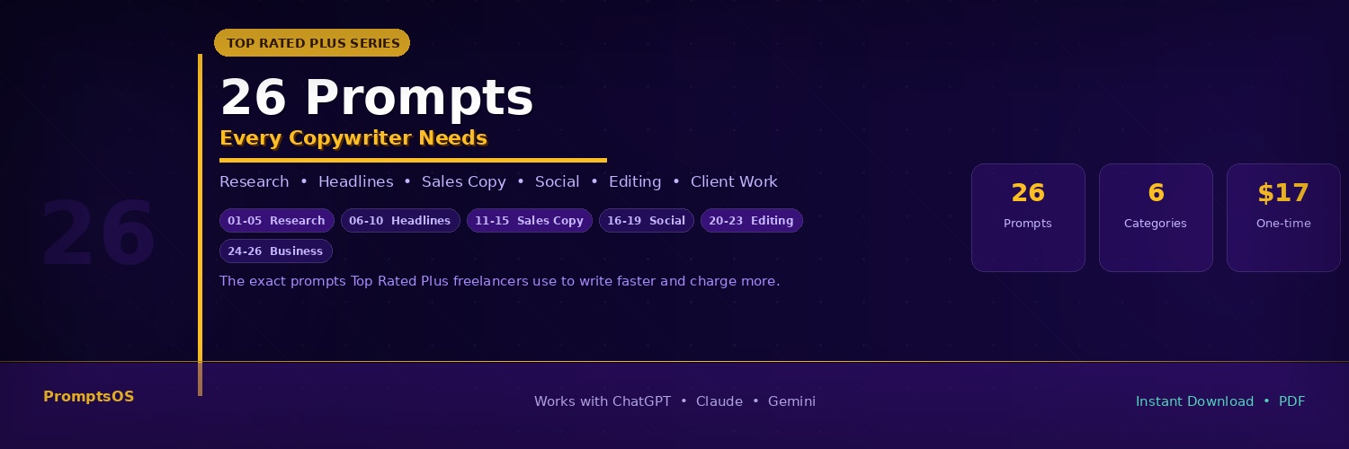 26 Copywriting Formulas Pros Use