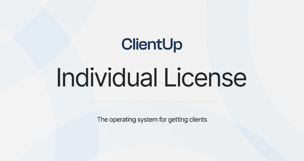 Individual License