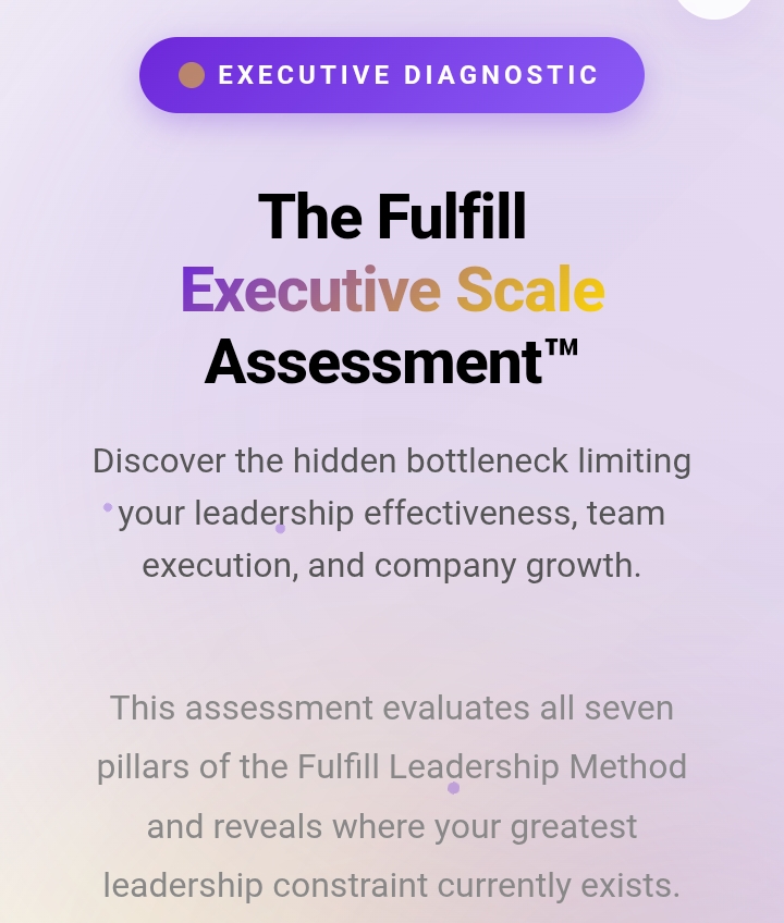 The Executive Scale Assesment