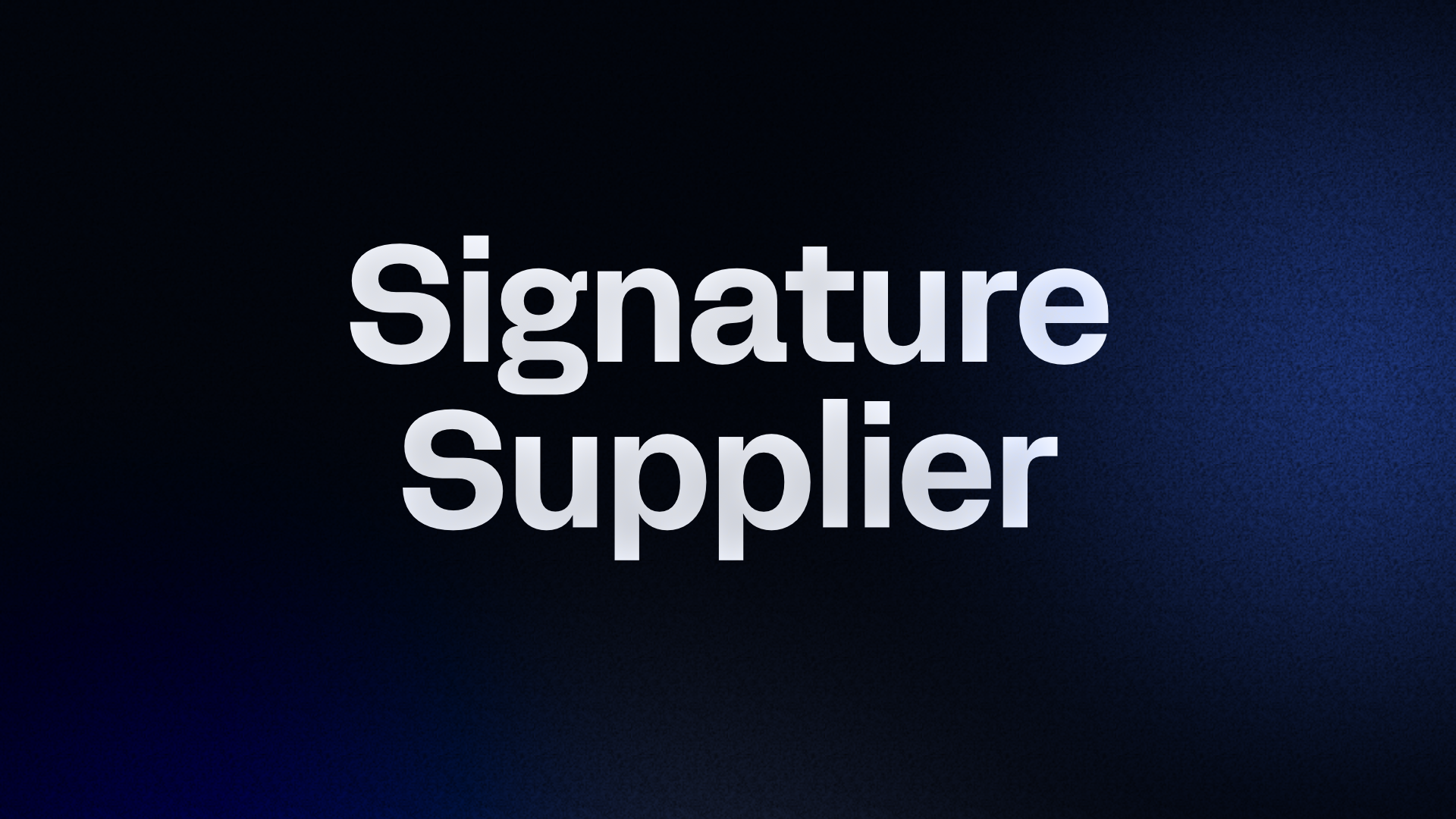 Supplier Distributer 