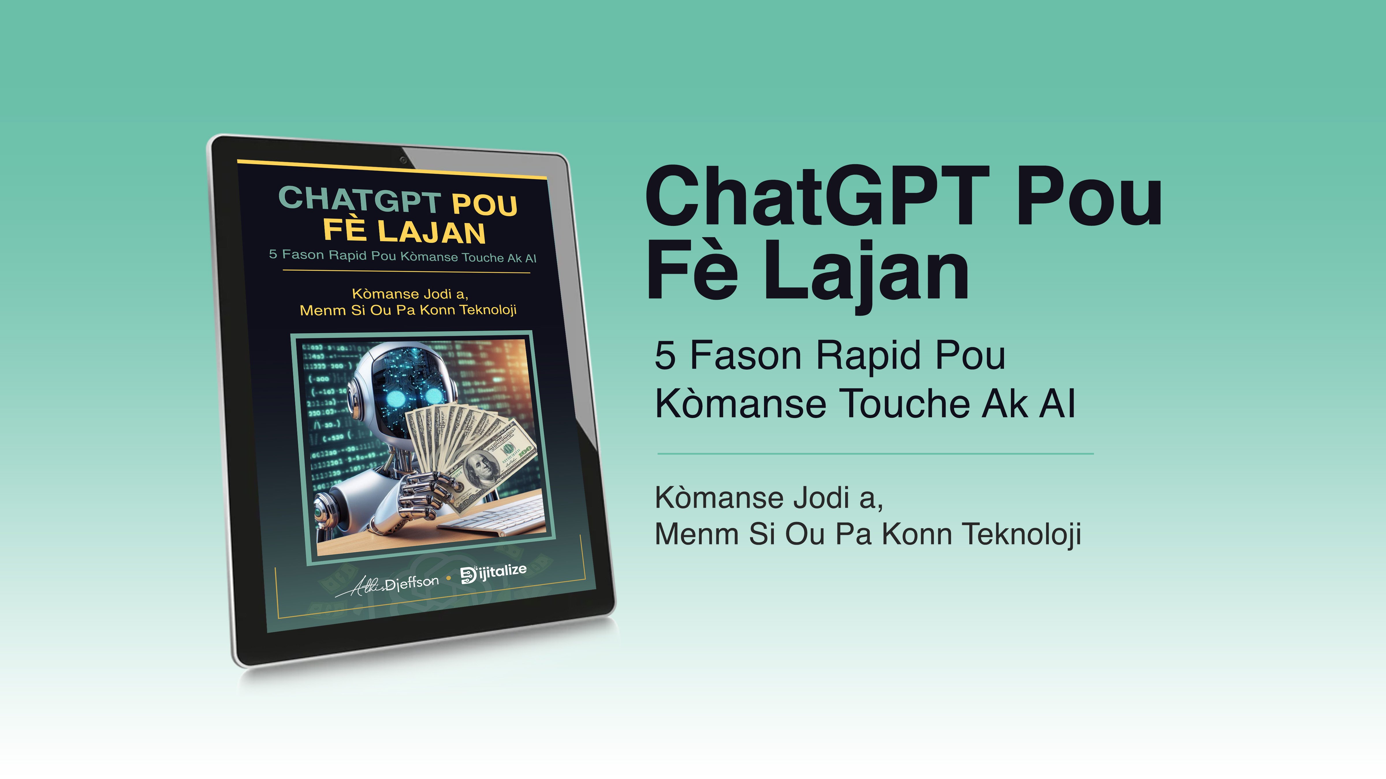ChatGPT Pou Fè Lajan — Cheat Sheet 
