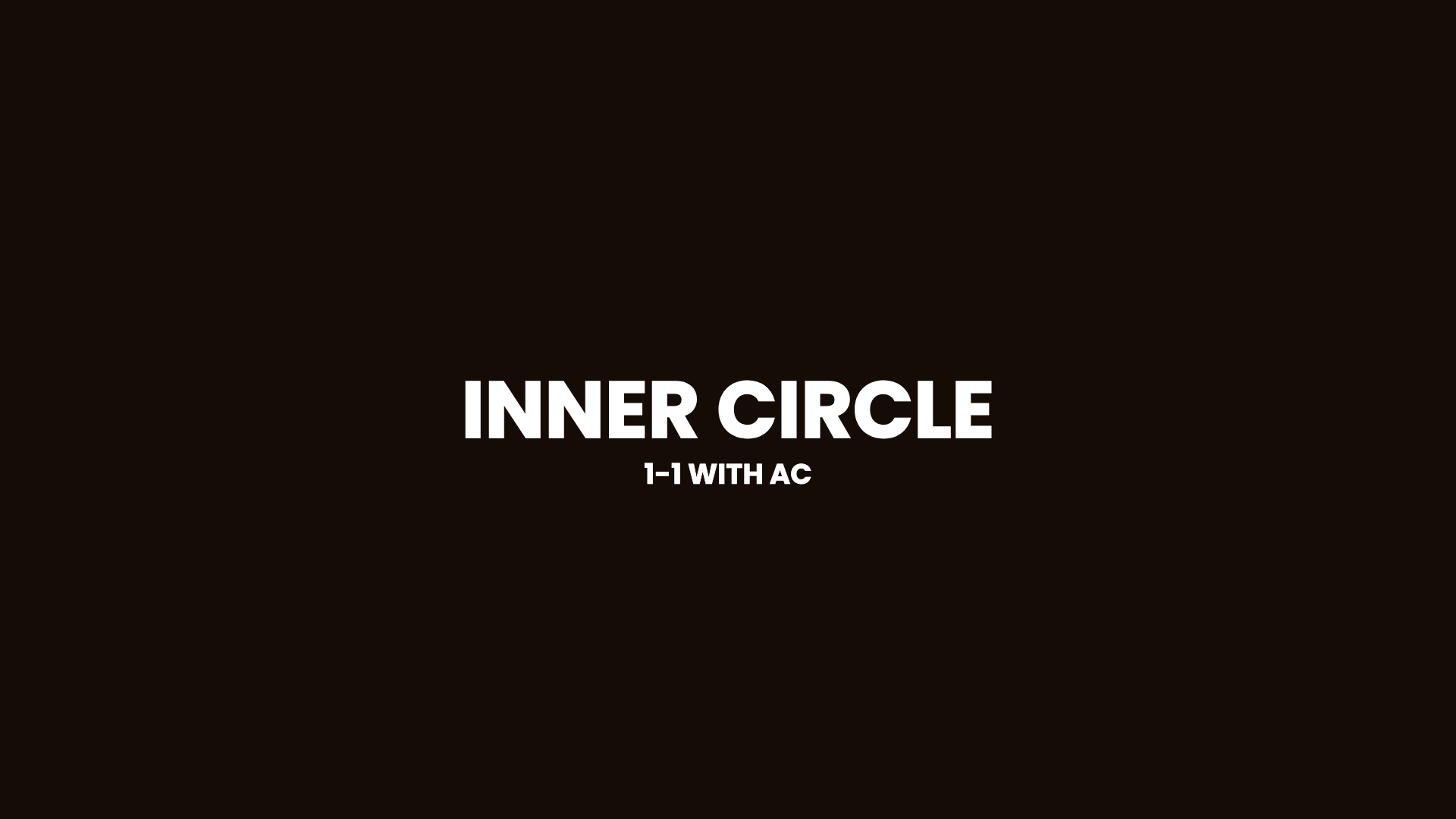 INNER CIRCLE 1-1