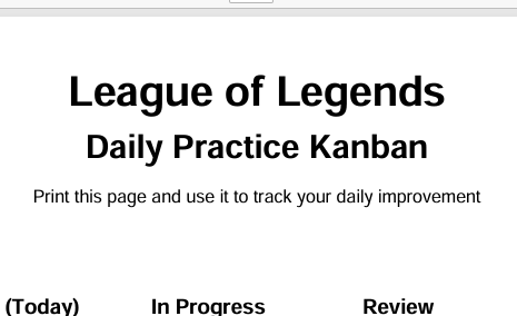 League of Legends Kanban file