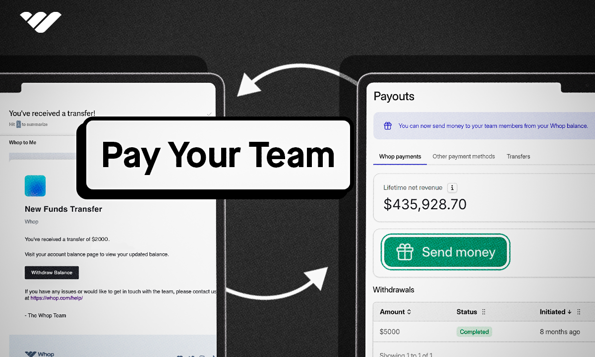 Payment Processing Via Whop