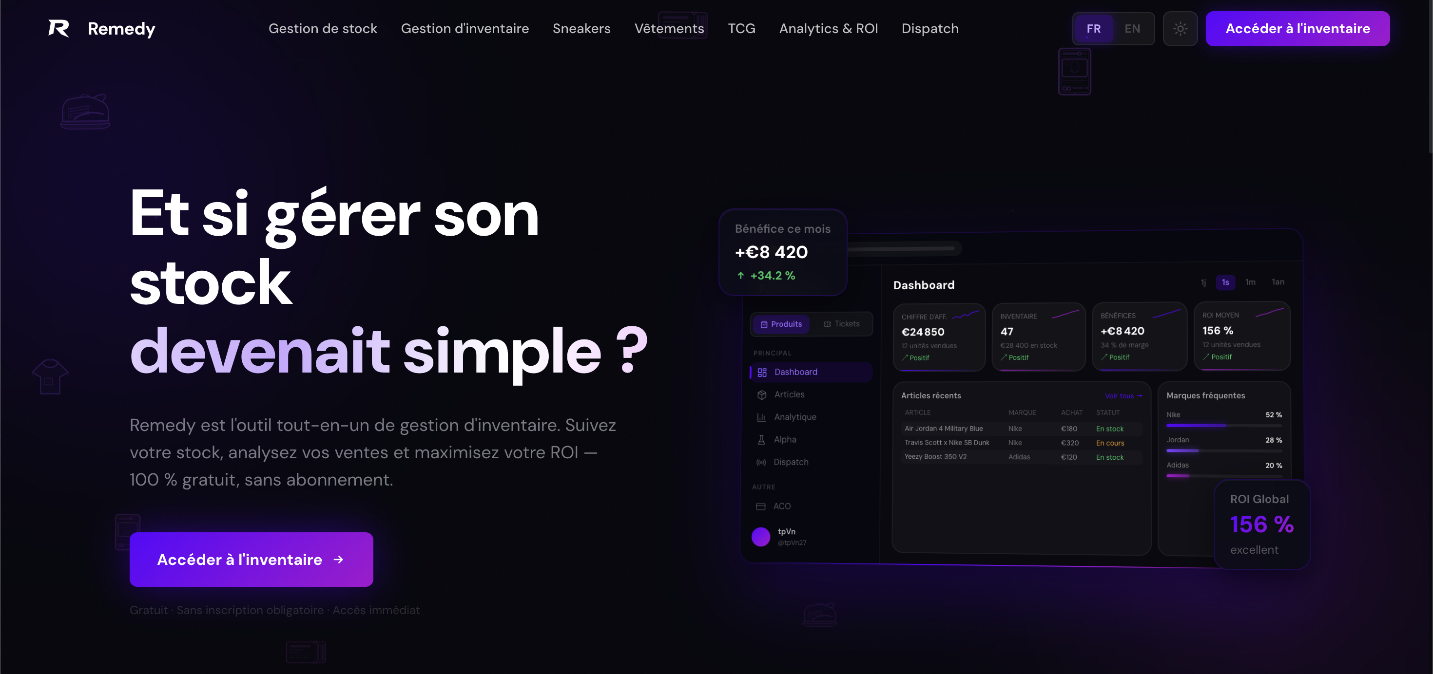 Remedy Inventory — Waitlist