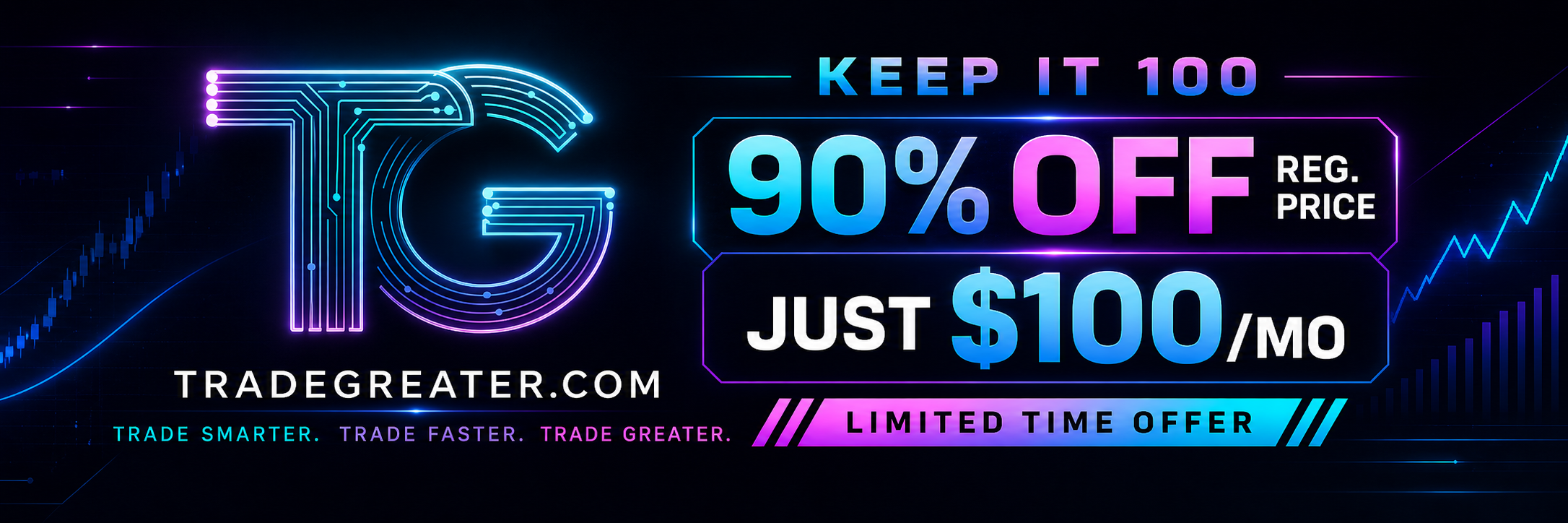 Trade Greater - Best Futures Trading Bot banner