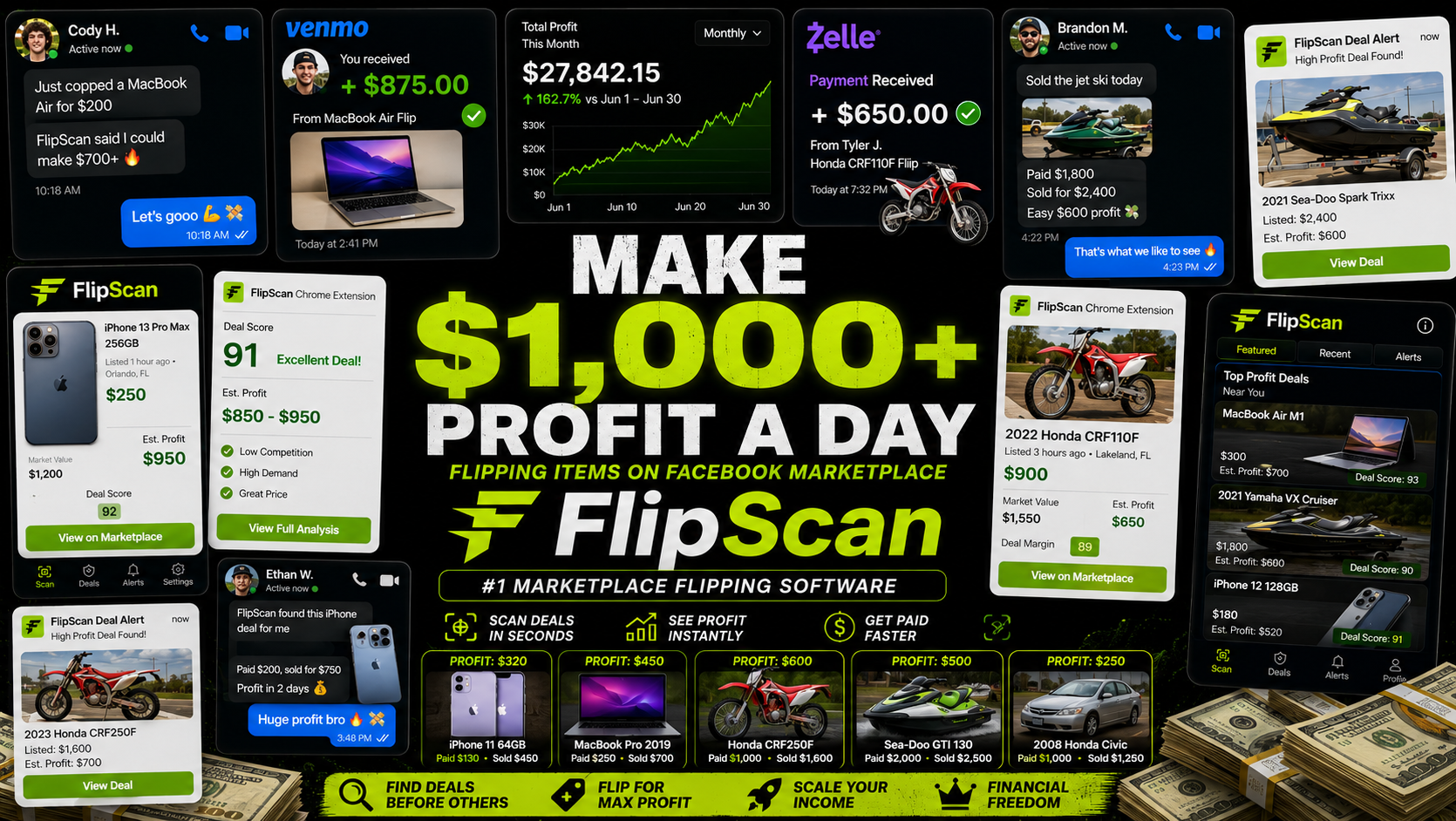 FlipScan Extension & iPhone App Only