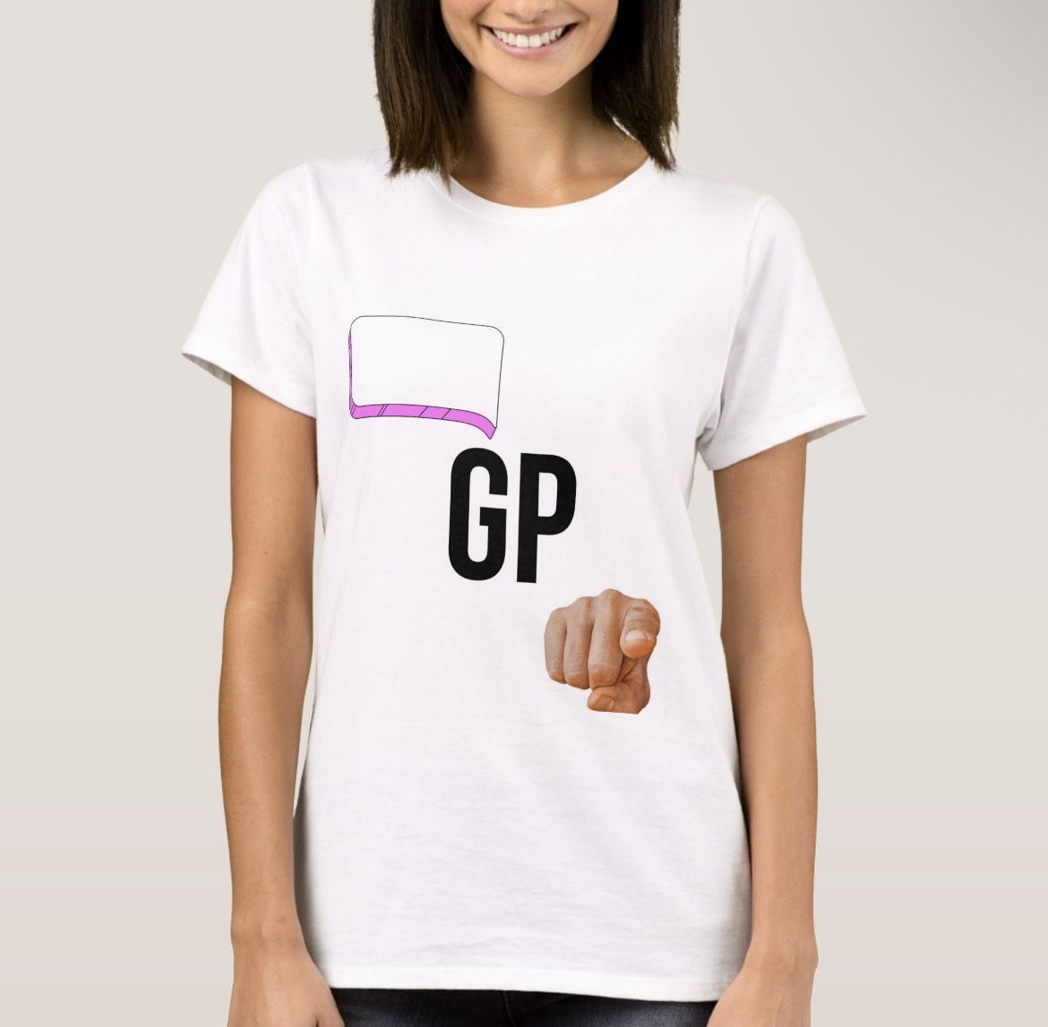 Women’s (White Chat GP Me) Tees