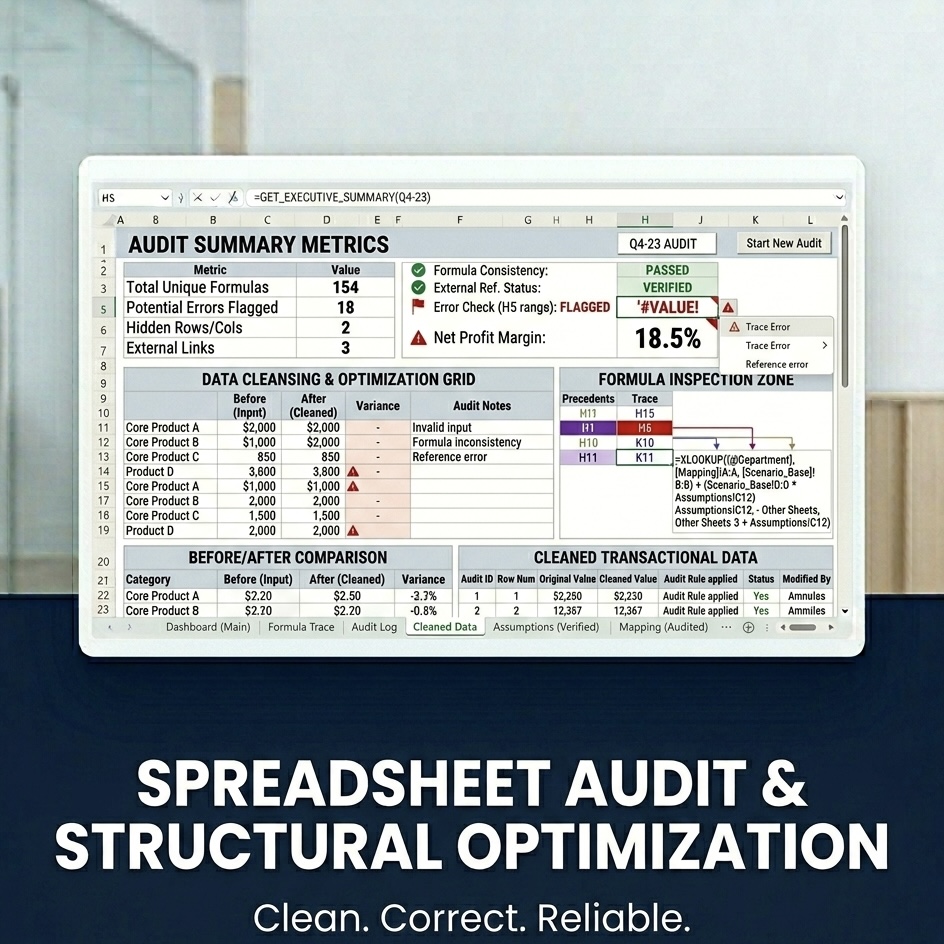 Spread Audit & Structural Optimization