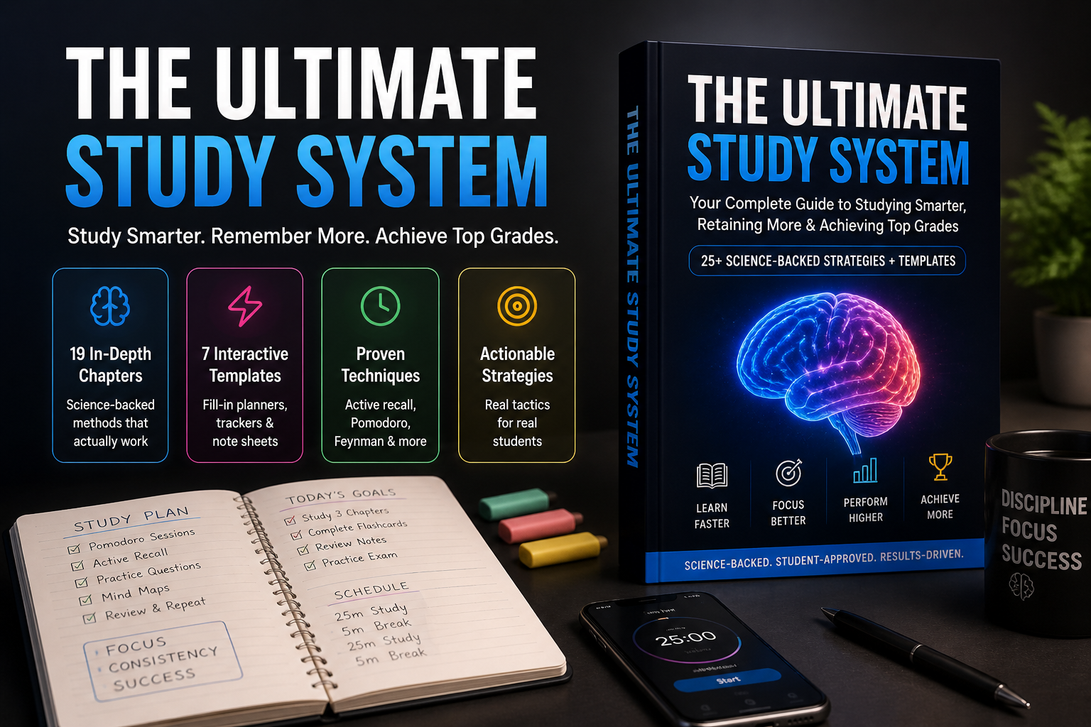The Ultimate Study System (Full Access + Exclusive Study Hub)