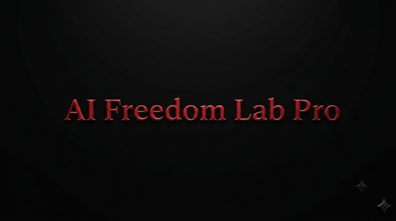 The AI Freedom Lab: Pro