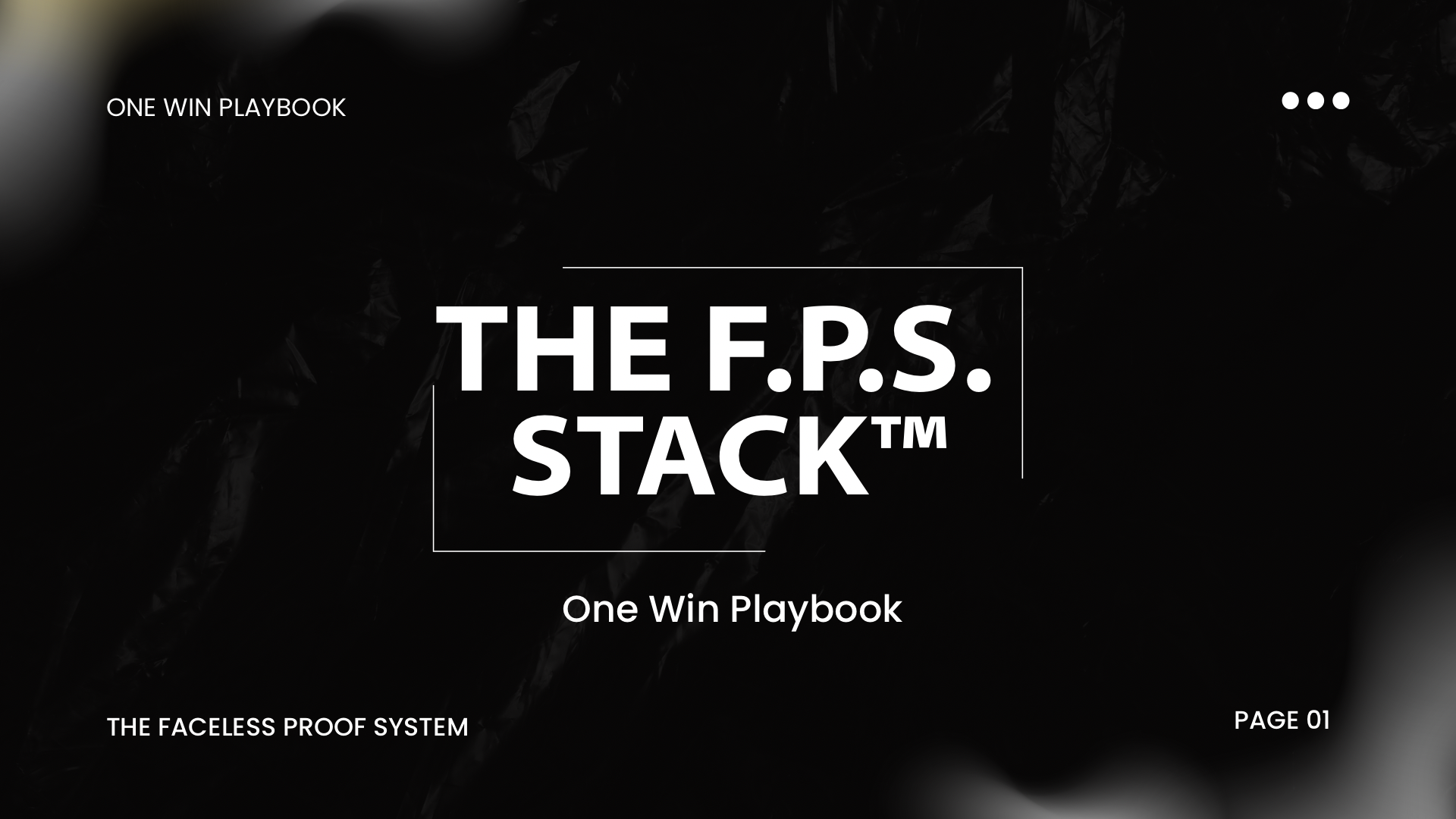 Faceless Proof Playbook
