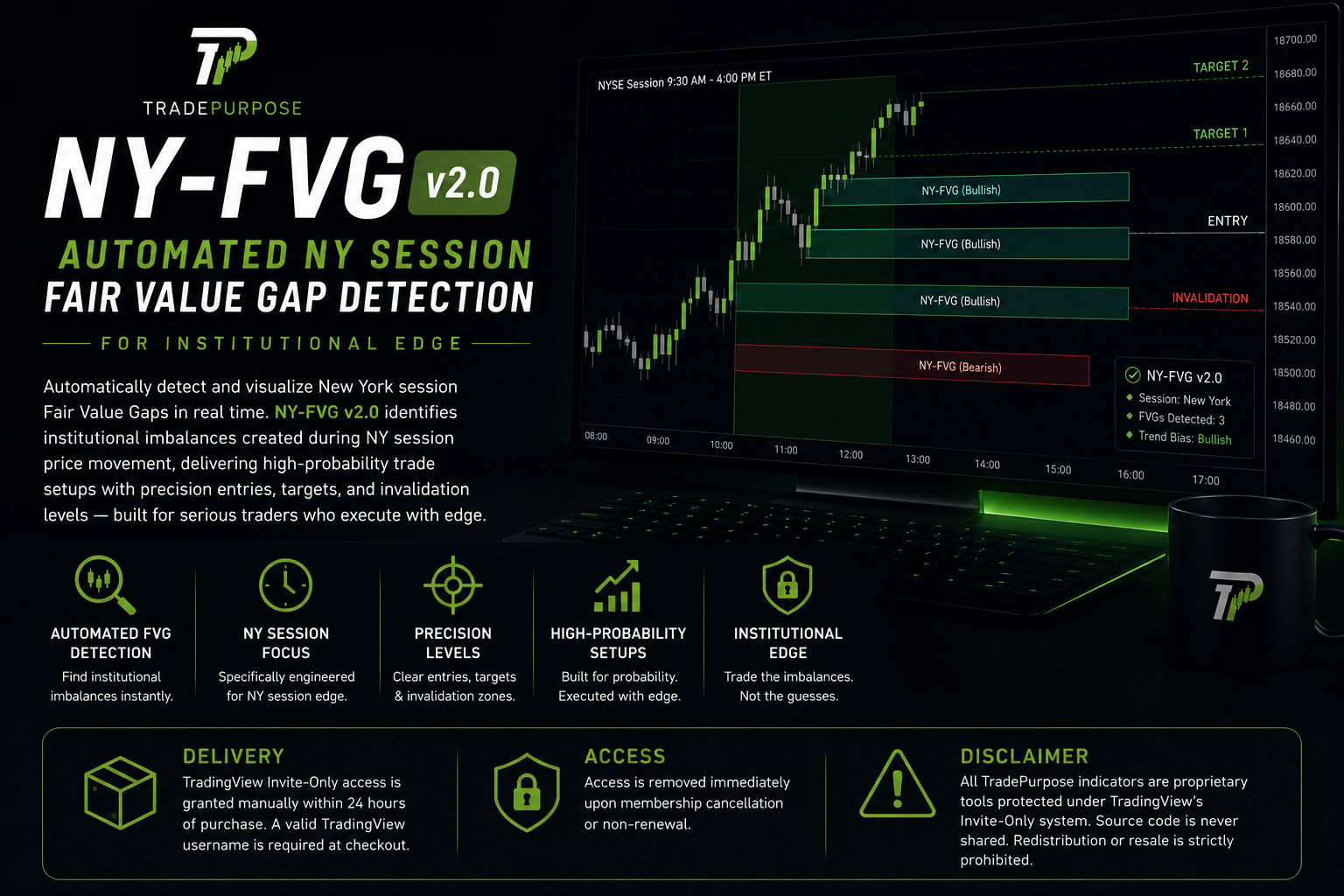 NY-FVG v2.0 — New York Fair Value Gap System