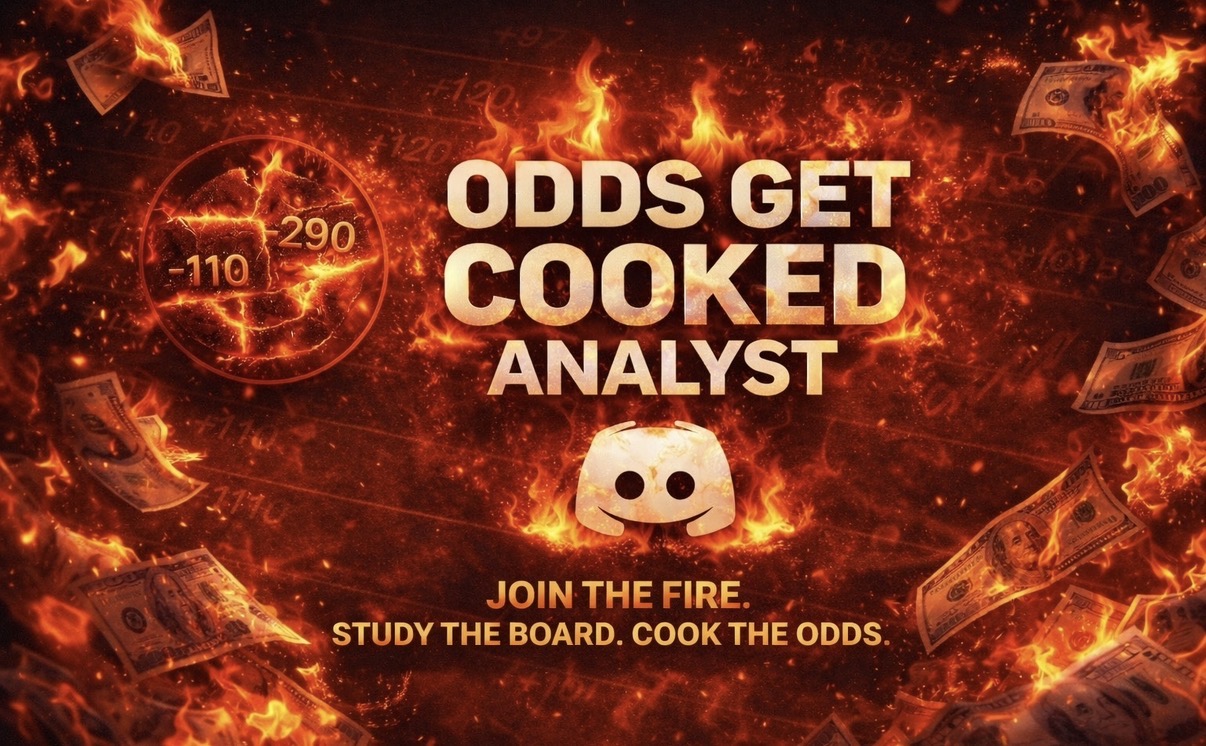 Odds Get Cooked (FREE CHAT)
