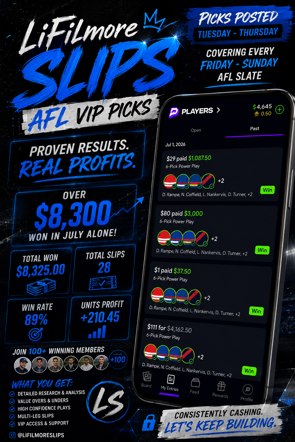 🏉 LiFilmore AFL VIP