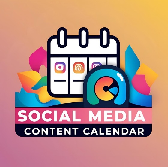 Social media content calendar 