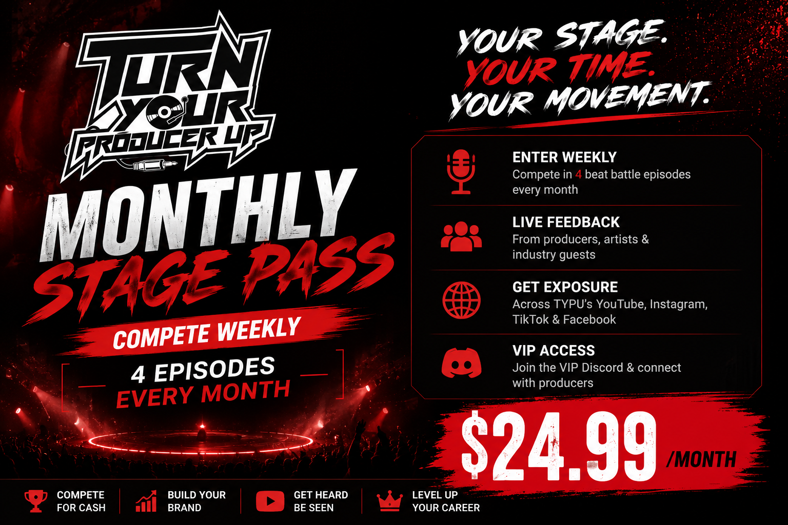 MONTHLY STAGE PASS
