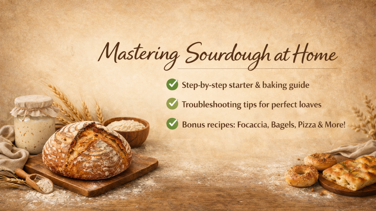 Sourdough From Scratch: The No-Fail Beginner's Playbook