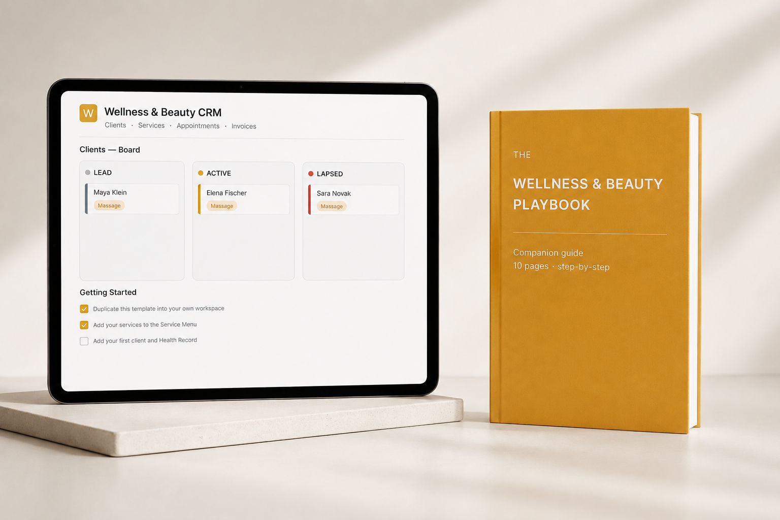 Wellness & Beauty CRM Kit + Playbook