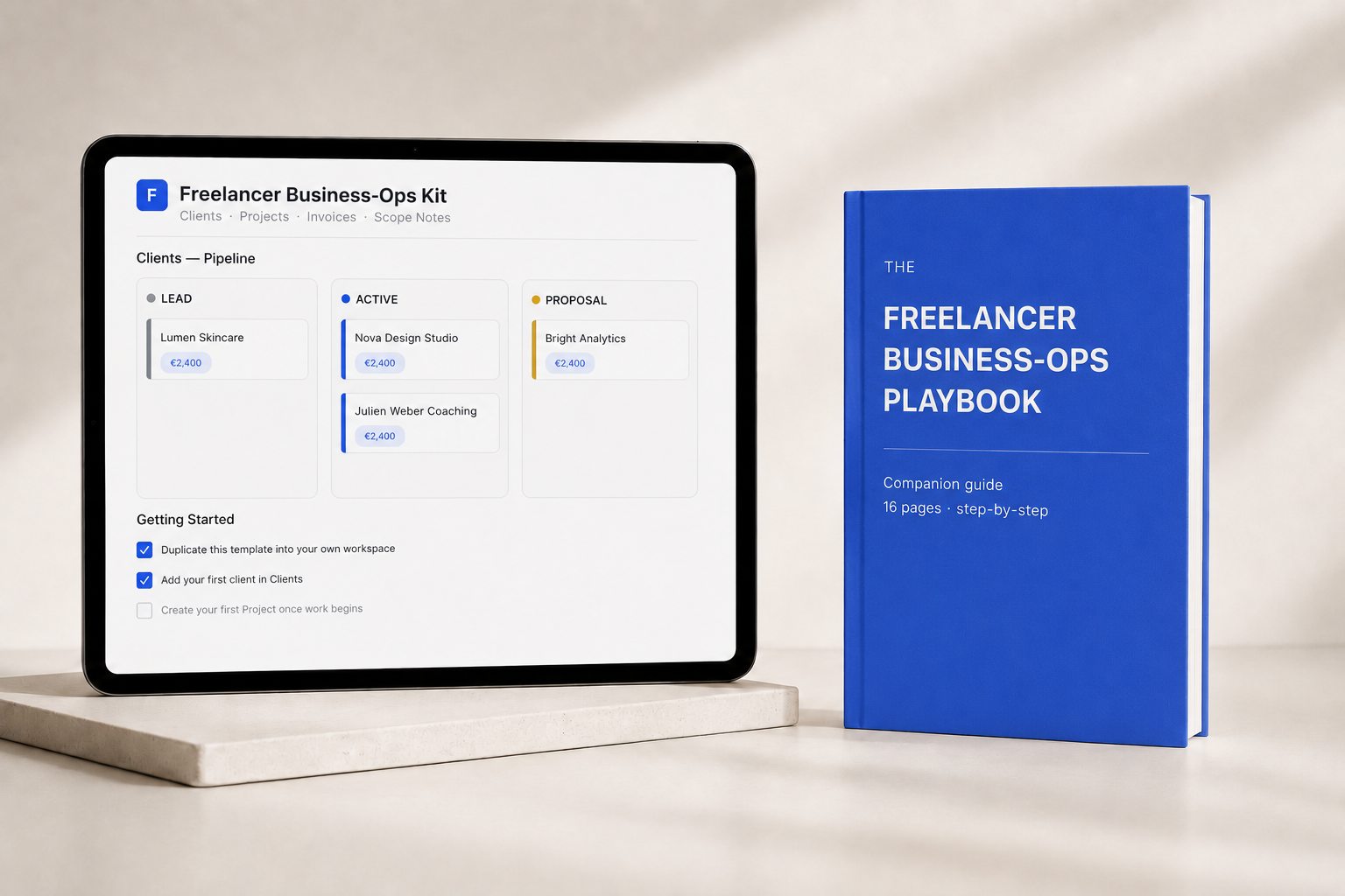 Freelancer Business-Ops Kit + Playbook