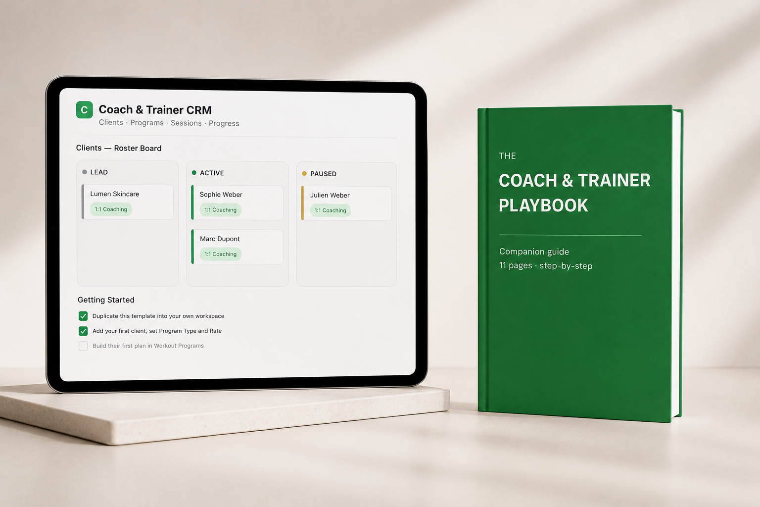 Coach & Trainer CRM Kit + Playbook