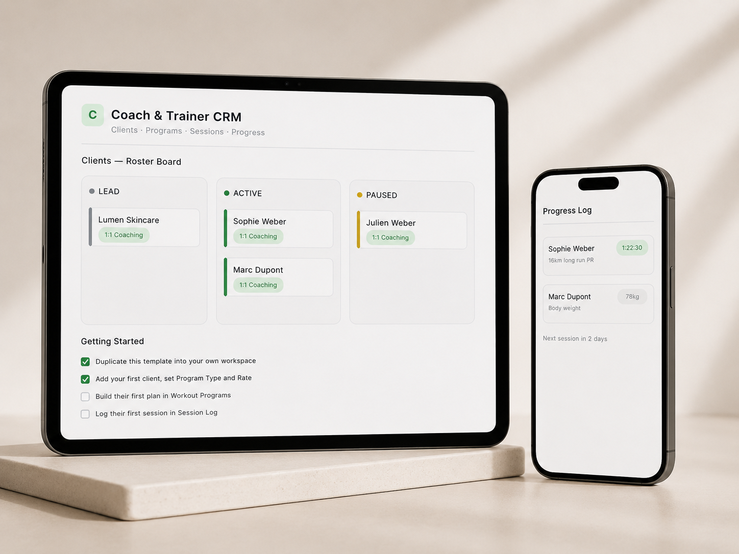 Coach & Trainer CRM Kit