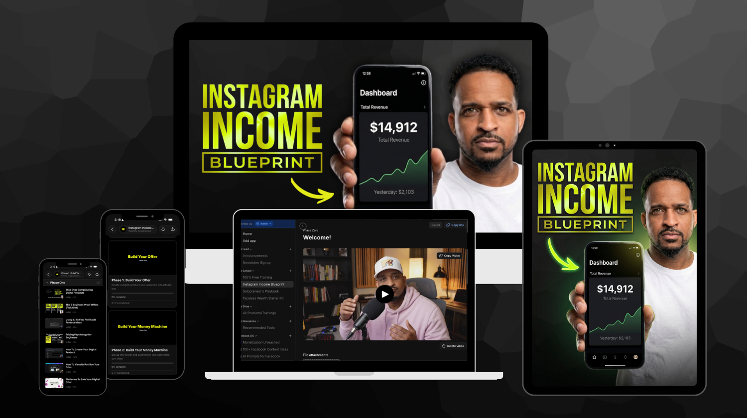 Instagram Income Blueprint