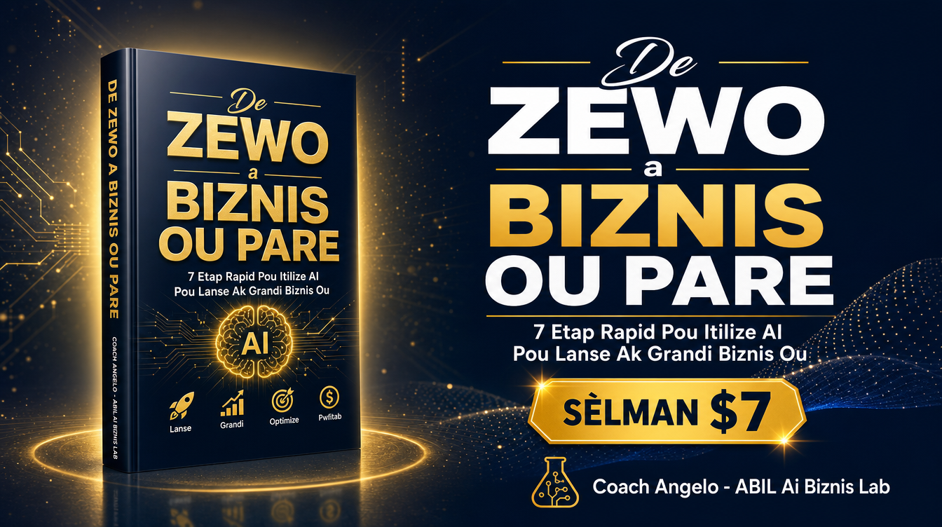 7 etap rapid pou itilize AI pou lanse ak grandi biznis ou