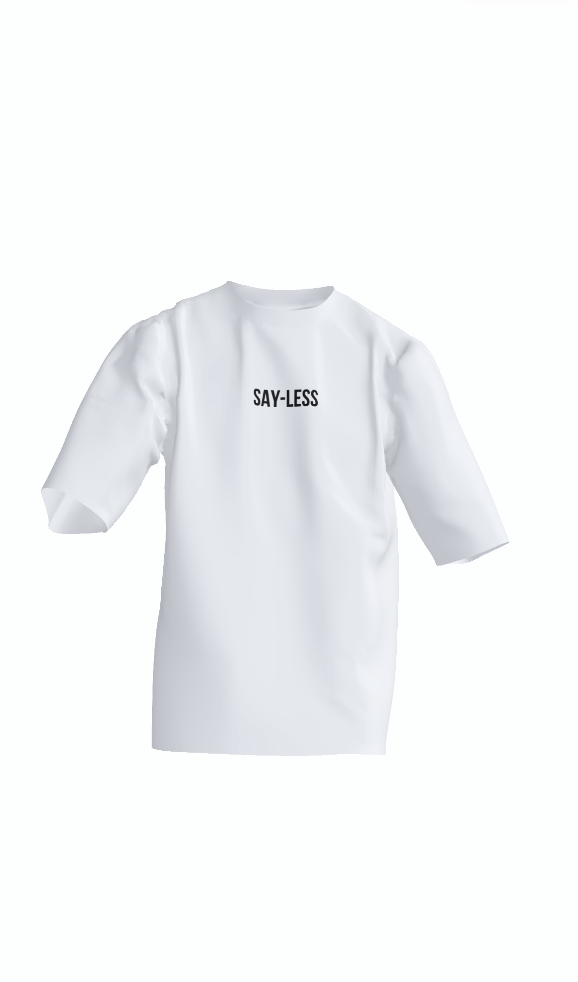 SAY-LESS WHITE TEE