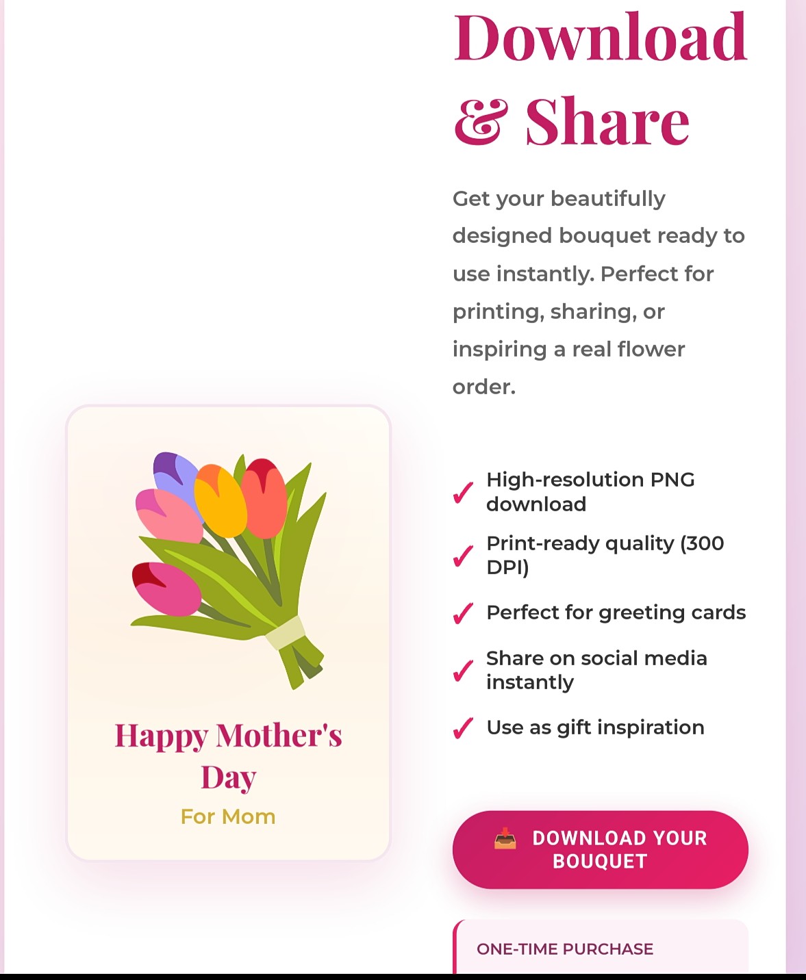 Mother's Day Bouquet Designer 