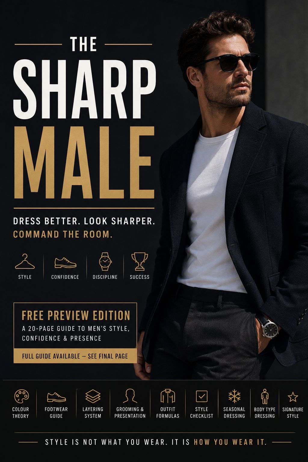 The Sharp Male —  Complete Men's Style Guide for Everyday Dressing-Free Preview