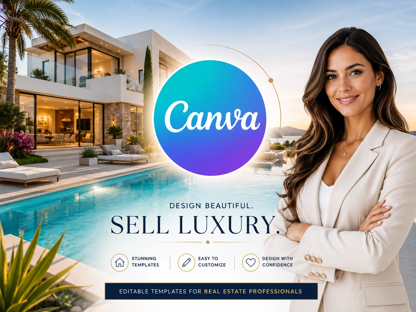 Editable Canva Real Estate Listing Templates for Realtors