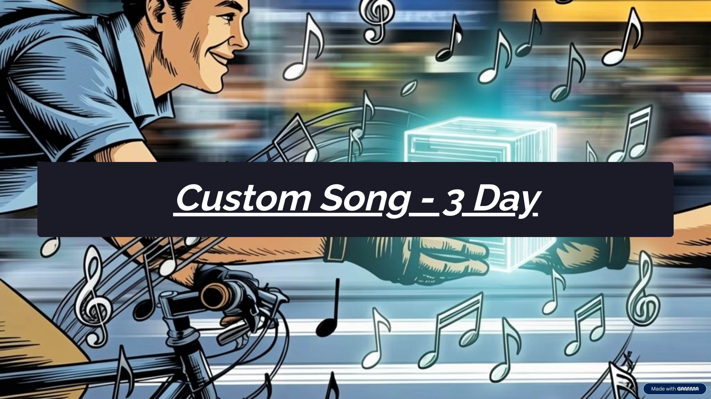 Custom Song : Delivery - 3 Business Days 