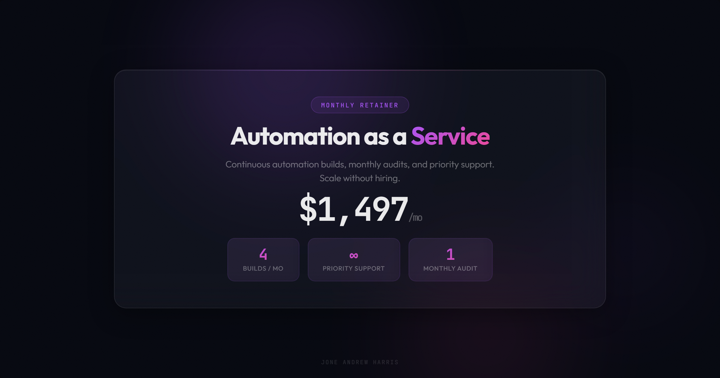 Automation-as-a-Service 