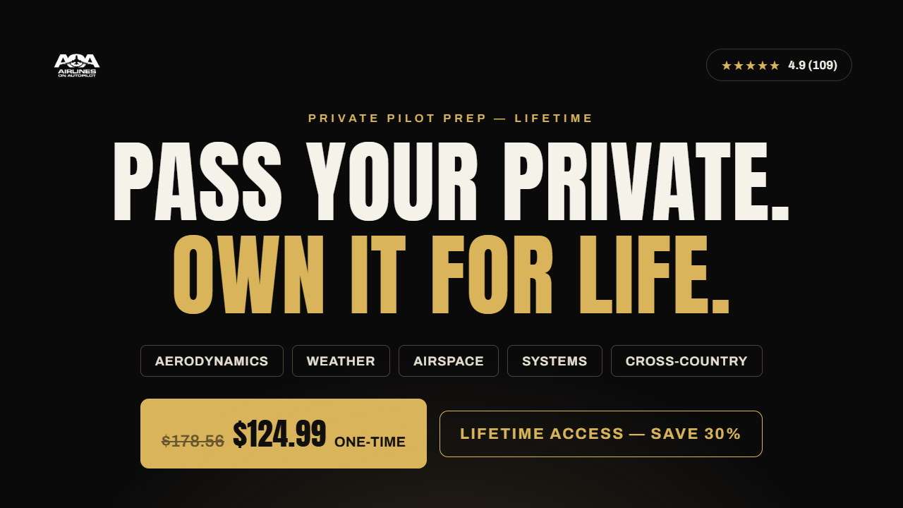 Private Pilot Prep - Lifetime