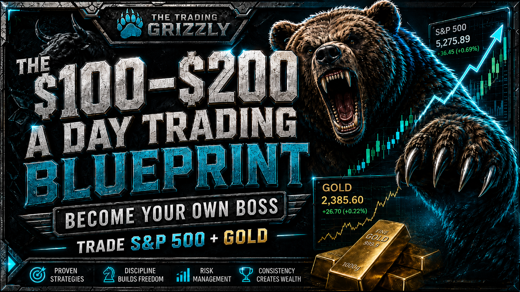 THE S&P 500 /  GOLD FUTURES DAY TRADING BLUEPRINT