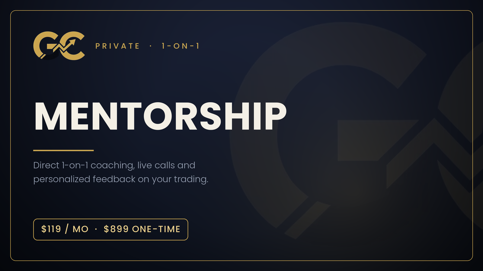 GC Trading Mentorship