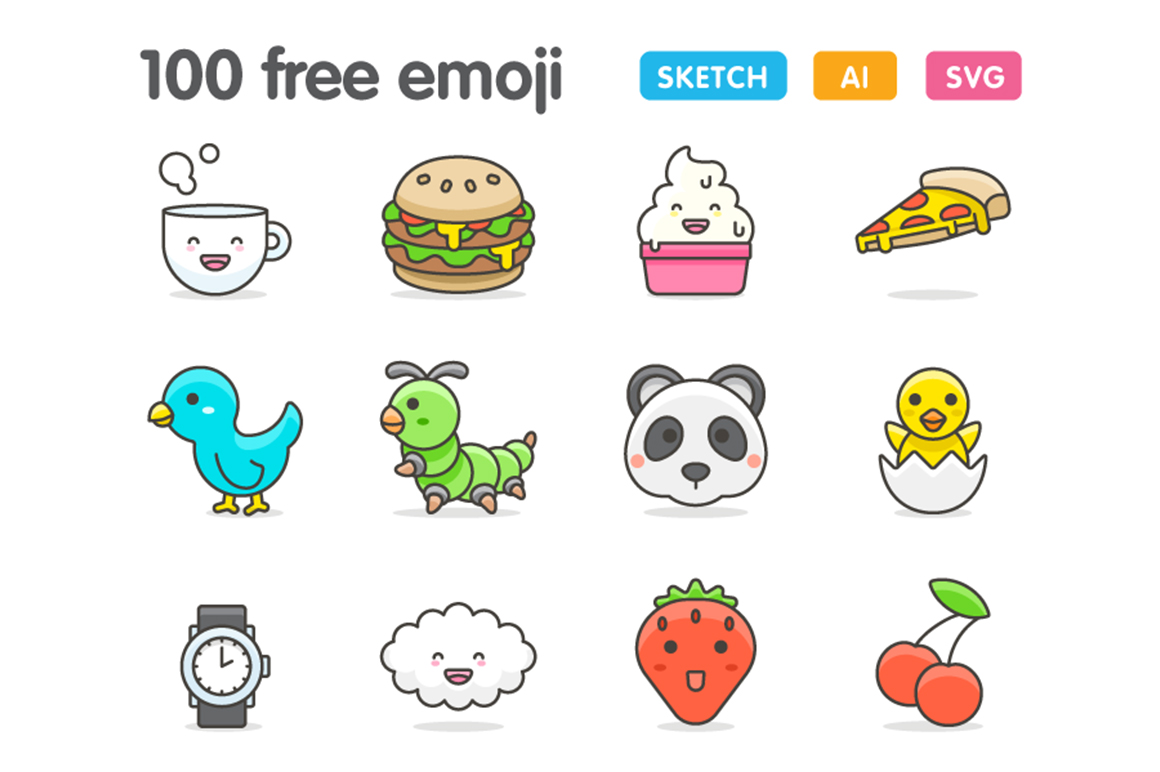 100 Cute Emojis!