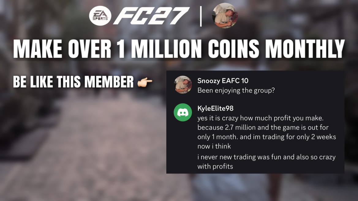 Snoozy EA FC 10 Trading Group