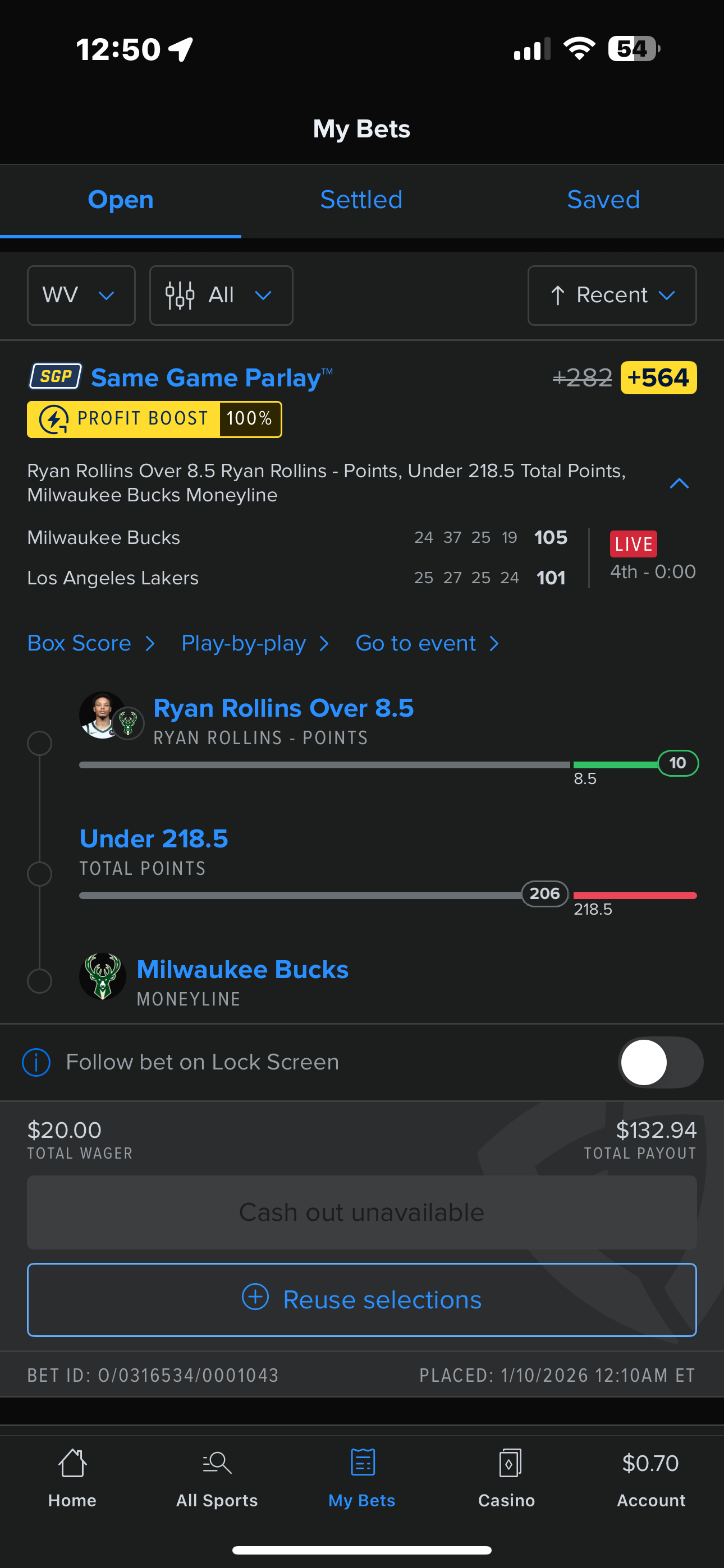 BETTOWIN’S PLAYER PROP PACKAGE