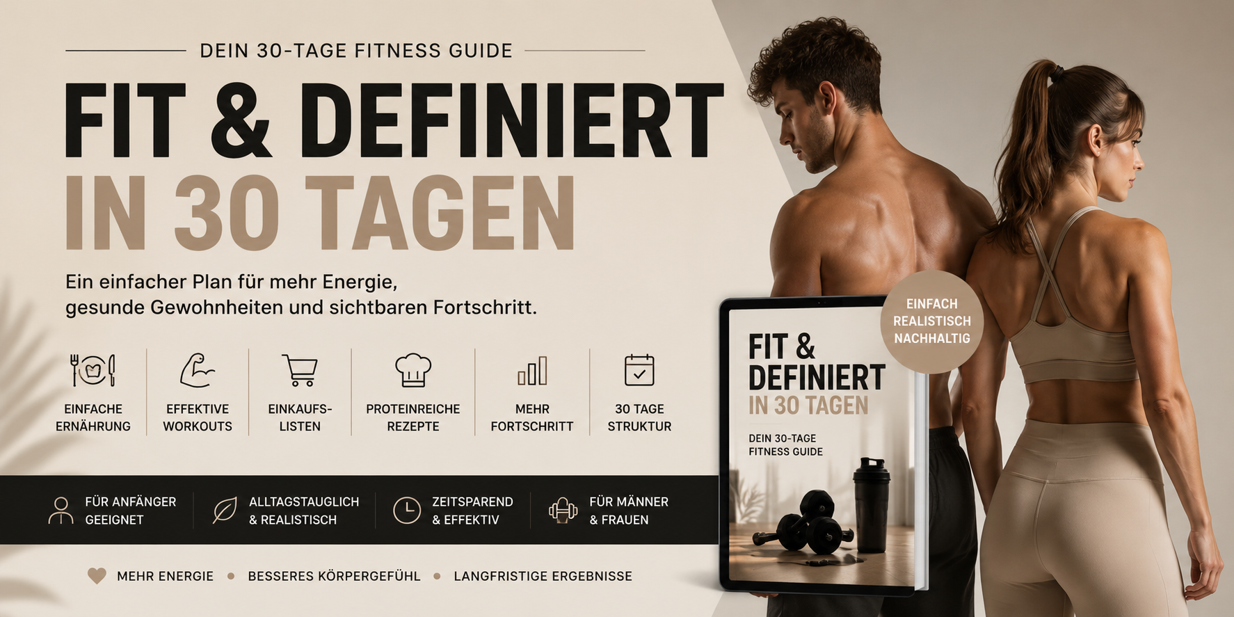 FIT & DEFINIERT IN 30 TAGEN
