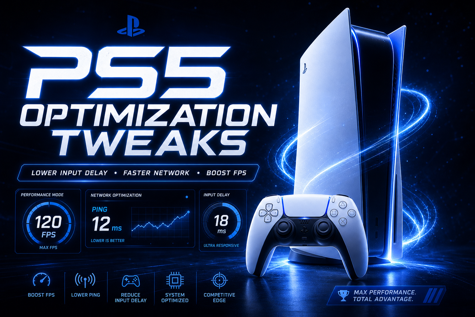 PS4 / PS5 Optimization Tweaks — Lower Input Delay & Maximize Performance