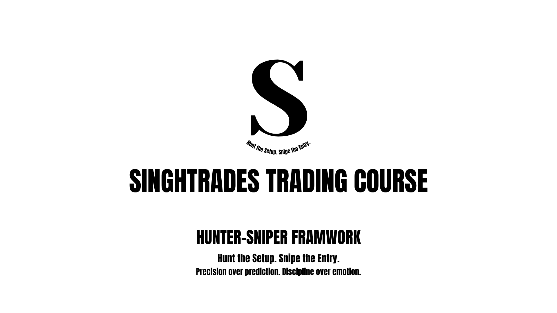 SINGHTRADES TRADING COURSE