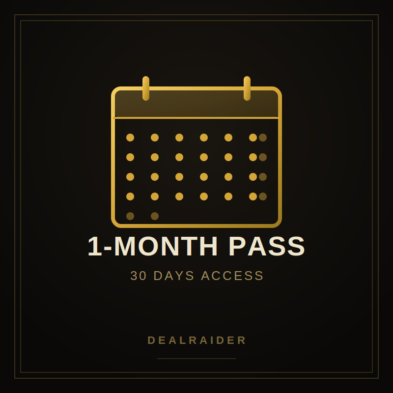 1 Month Pass