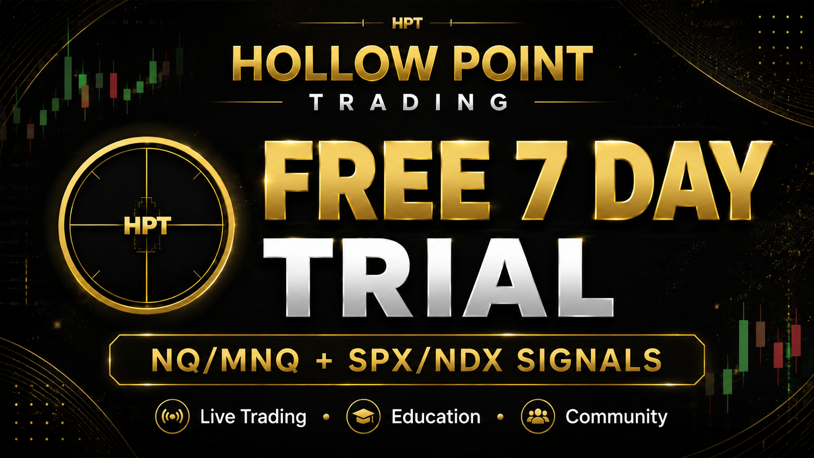 Free 7-Day Live Trading Classroom: NQ, SPX, Options & Risk Plans