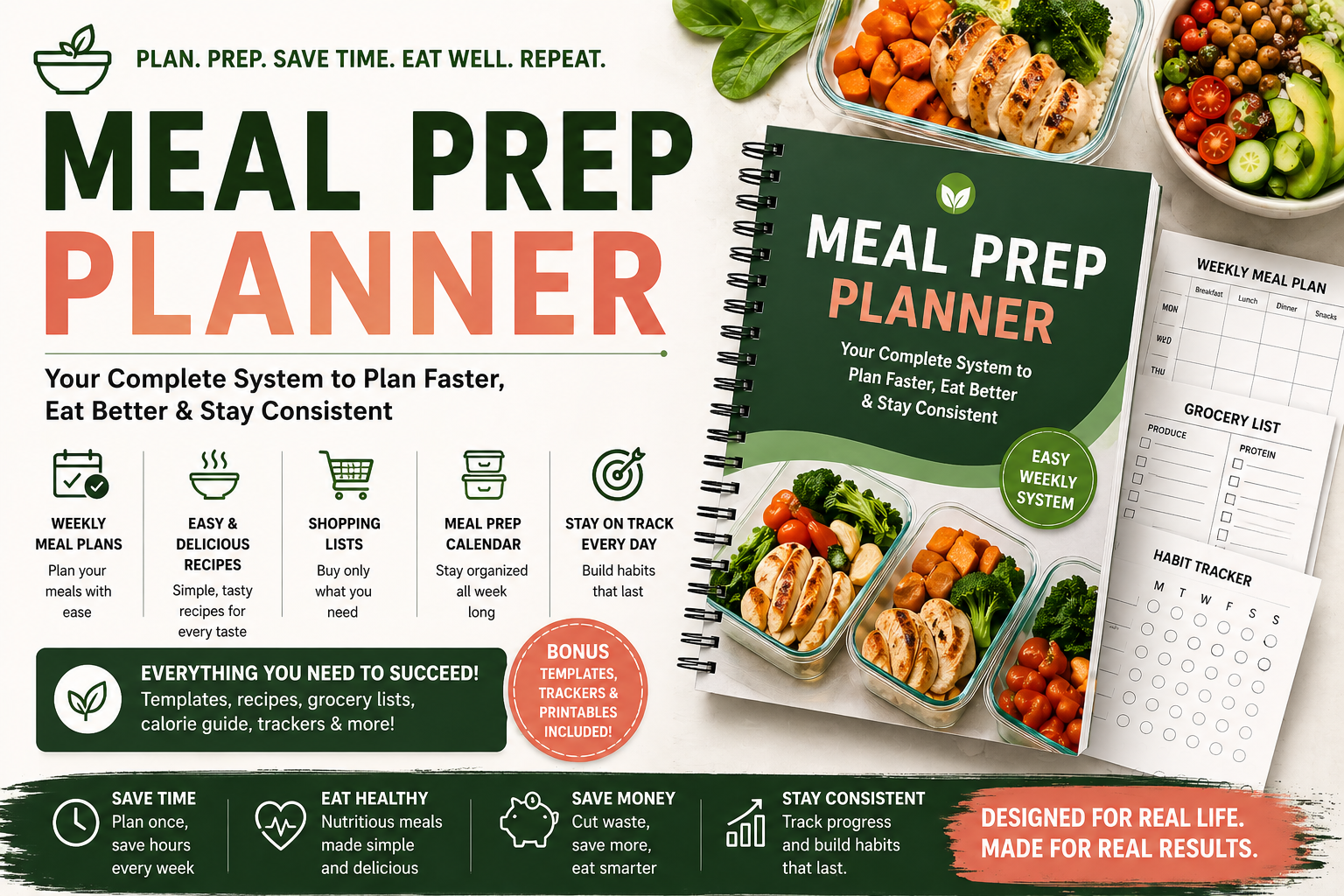 The 60-Minute Weekly Meal Prep System